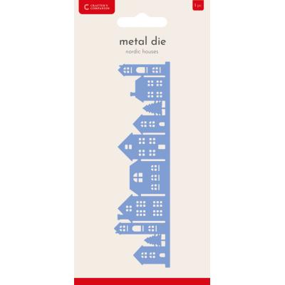 Crafter's Companion Christmas Metal Die - Nordic Houses